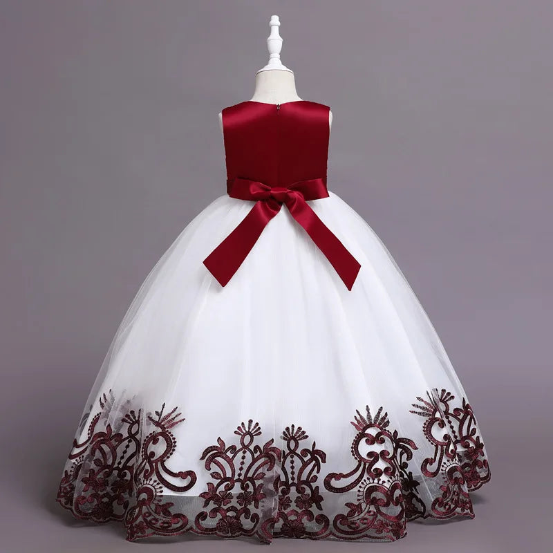 Children's Princess Korean Version Pompadour Female Wer Child Wedding Dress Kindergarten Costume for Children