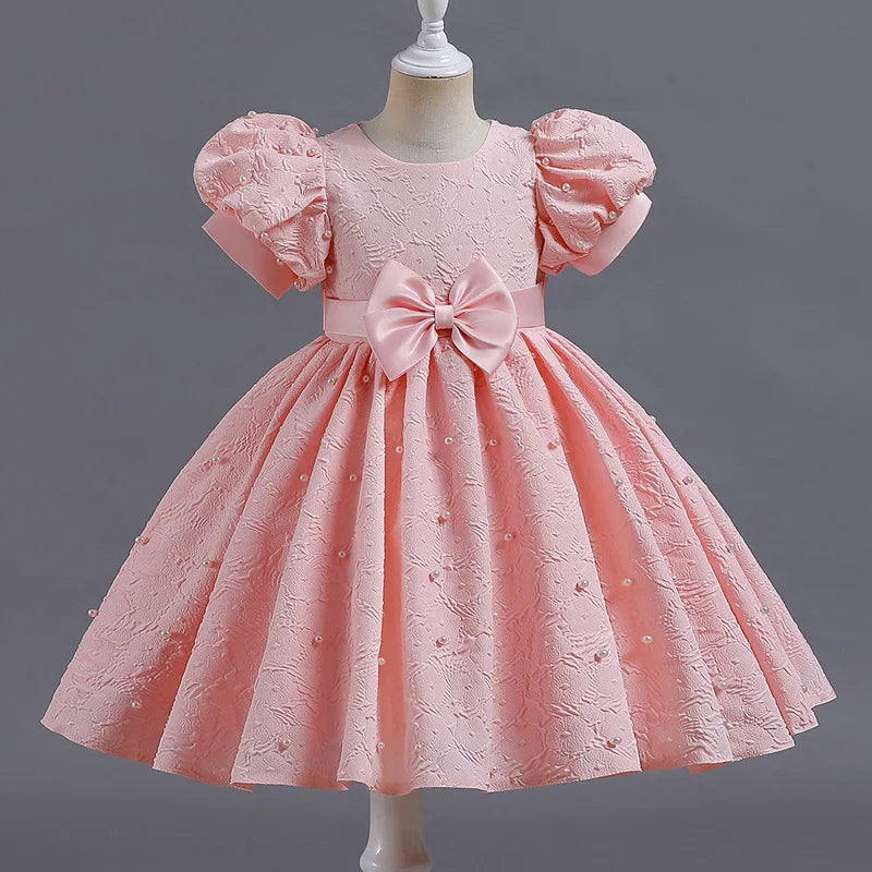 New Kids Dresses for Girls Tutu Princess Children Evening Party Dress Children Flower Girls Wedding Dress Vestido 5 6 7 8 Year