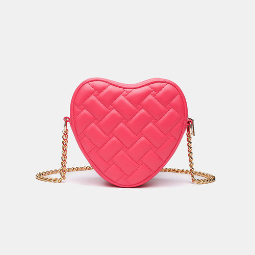 Bag Women's Summer High-end European and American Cross-border Women's Bag Love Diamond Bag Shoulder Bag Chain Women's Bag Crossbody Bag