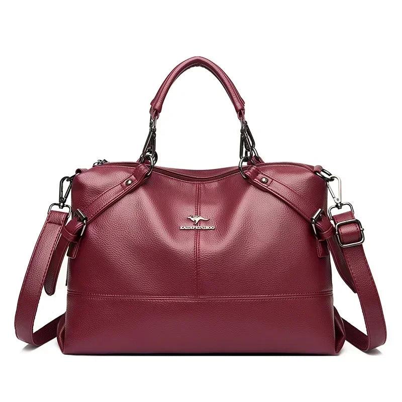 Luxury Handbags Women Bags Designer 3 Layers Soft Leather Shoulder Crossbody Sac Ladies Large Capacity Shopping Messenger Tote