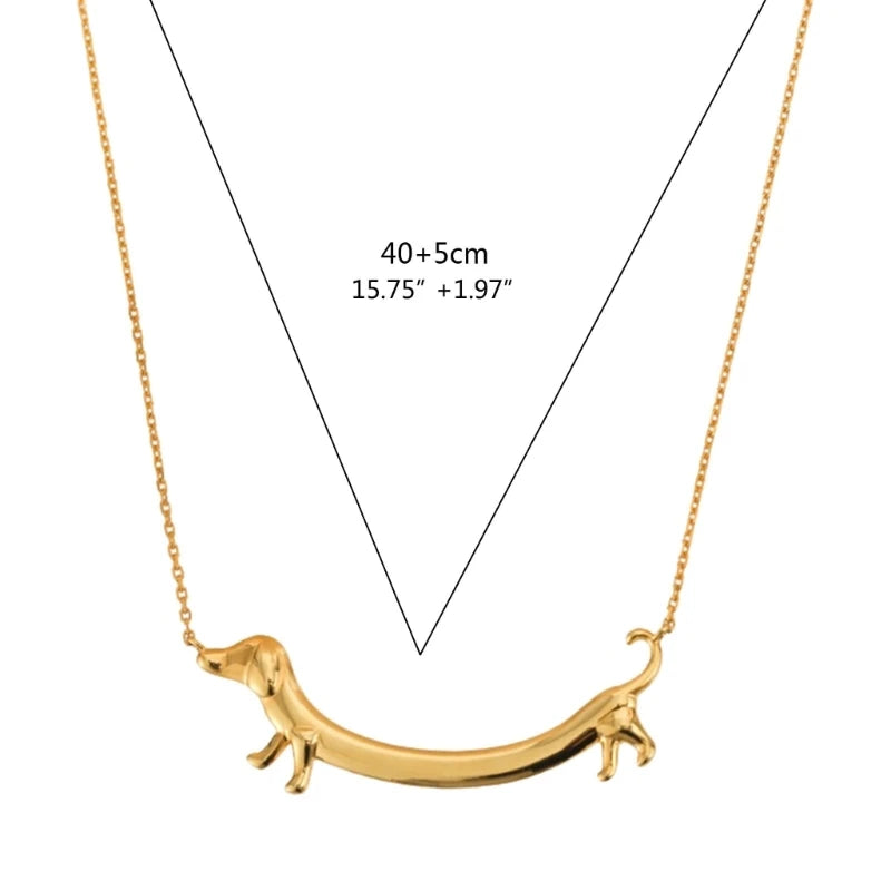 Dachshund Necklace Playful And Adorable Neckchain Perfect for Dog Lovers
