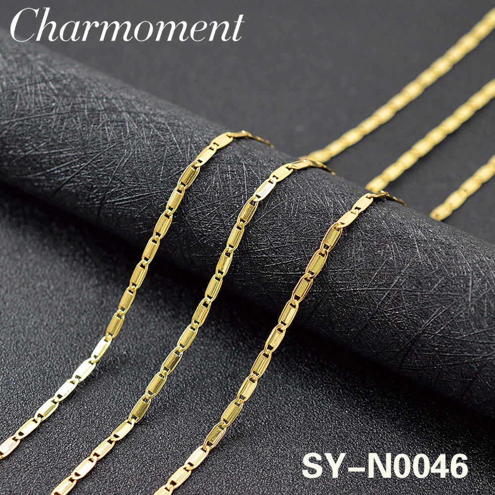 Link Chain Necklace Bohemia Jewelry for Women High-Quality Copper Ideal Gift for Engagement  Weddings