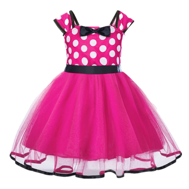 Girls Princess Dress Wedding Party Tutu Prom Gown 1-5 Yrs Kids Birthday Evening Bridesmaid Tulle Clothes Children Summer Dresses