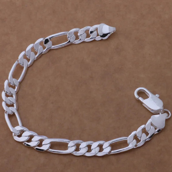 New 925 Sterling Silver Bracelet Bead High Quality Romance Chain For Women Fashion Engagement Party Wedding Jewelry Gift
