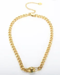 Stainless Steel Creative Chain Necklace