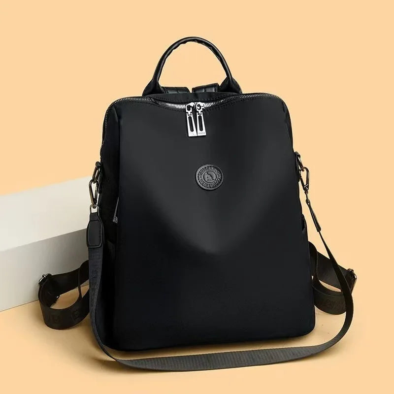 Women's Backpack Large Capacity Multifunctional Oxford Cloth Travel Backpack Bag Thickened Commuter Schoolbag Women's Multi-Back