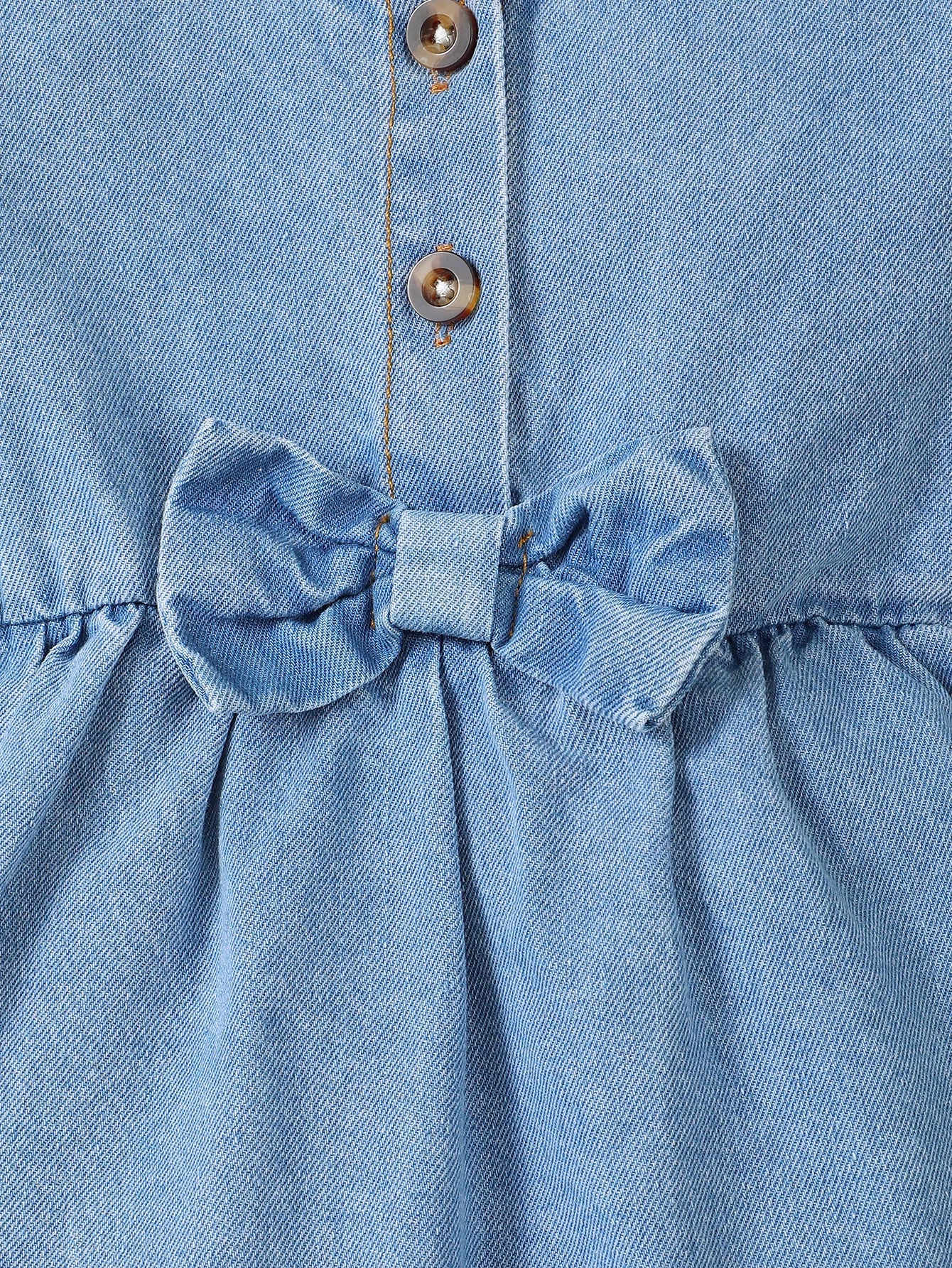 Winter  Newborn  Infant  0-18 Months  Baby  Girl  Dress  Long  Sleeve  Denim  Romper  Princess  Party  Dresses  With  Hair  Hoop