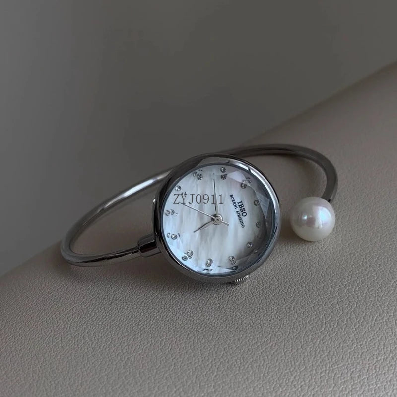 Y Mother of Pearl Bracelet Steel Belt High Gentle and Lovely Ladies Quartz Watch Temperament Niche Women's Watch