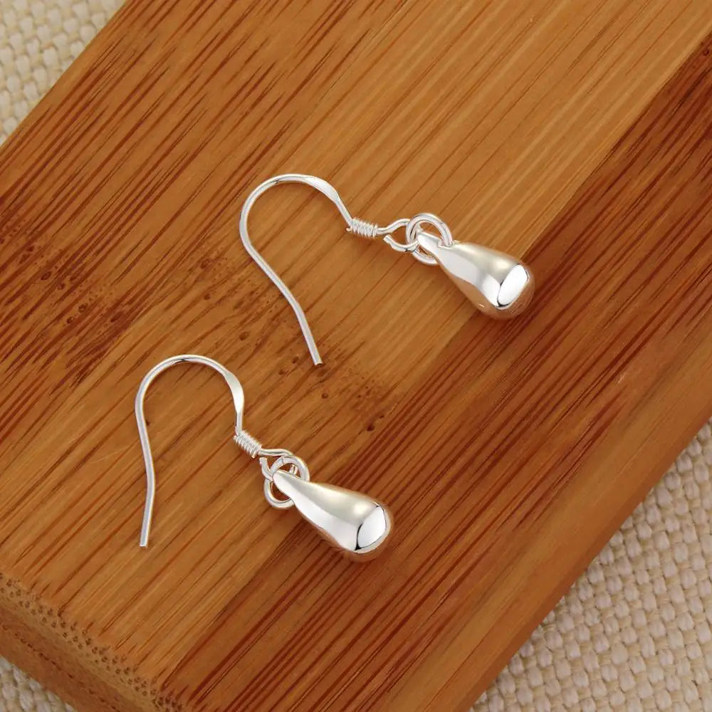 NEW 925 Sterling Silver Earrings Hot Hearts For Women Exquisite Student Girlfriend Jewelry Accessories Wedding Fashion Gift