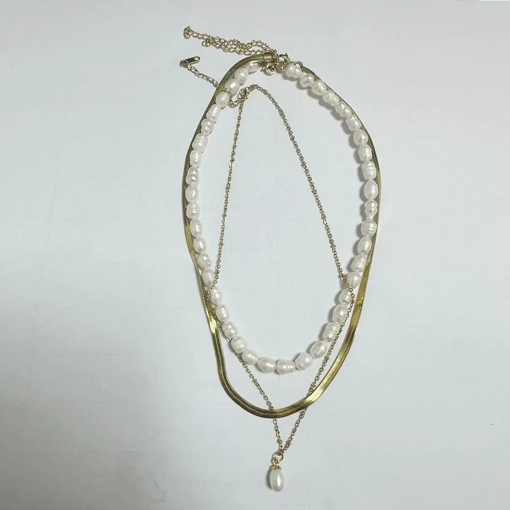 Stainless Steel Creative Chain Necklace