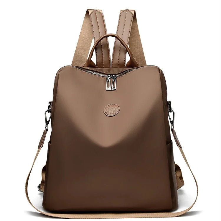 Women's Backpack Large Capacity Multifunctional Oxford Cloth Travel Backpack Bag Thickened Commuter Schoolbag Women's Multi-Back