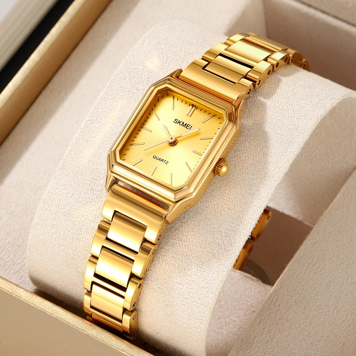 SKMEI Female Fashion Small Dial Watches For Women Elegance Business Quartz Wristwatches Ladies Waterproof Watch Relogio Feminino