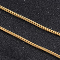 Women's Stainless Steel Chain High Quality Gold Color Necklace Hot Selling Jewelry