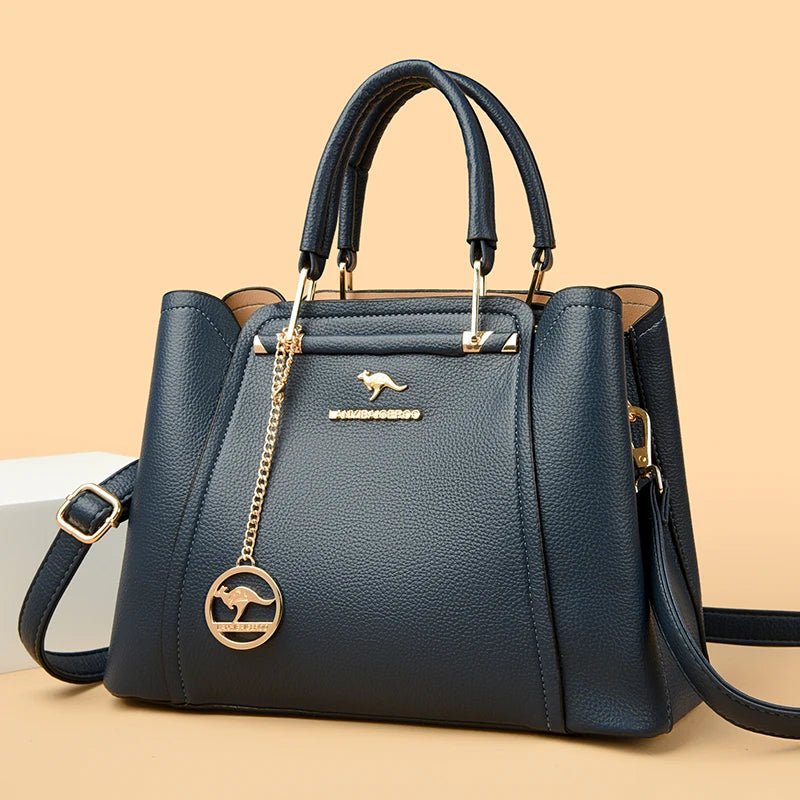 Luxury Handbags Women Bags Designer 3 Layers Soft Leather Shoulder Crossbody Sac Ladies Large Capacity Shopping Messenger Tote
