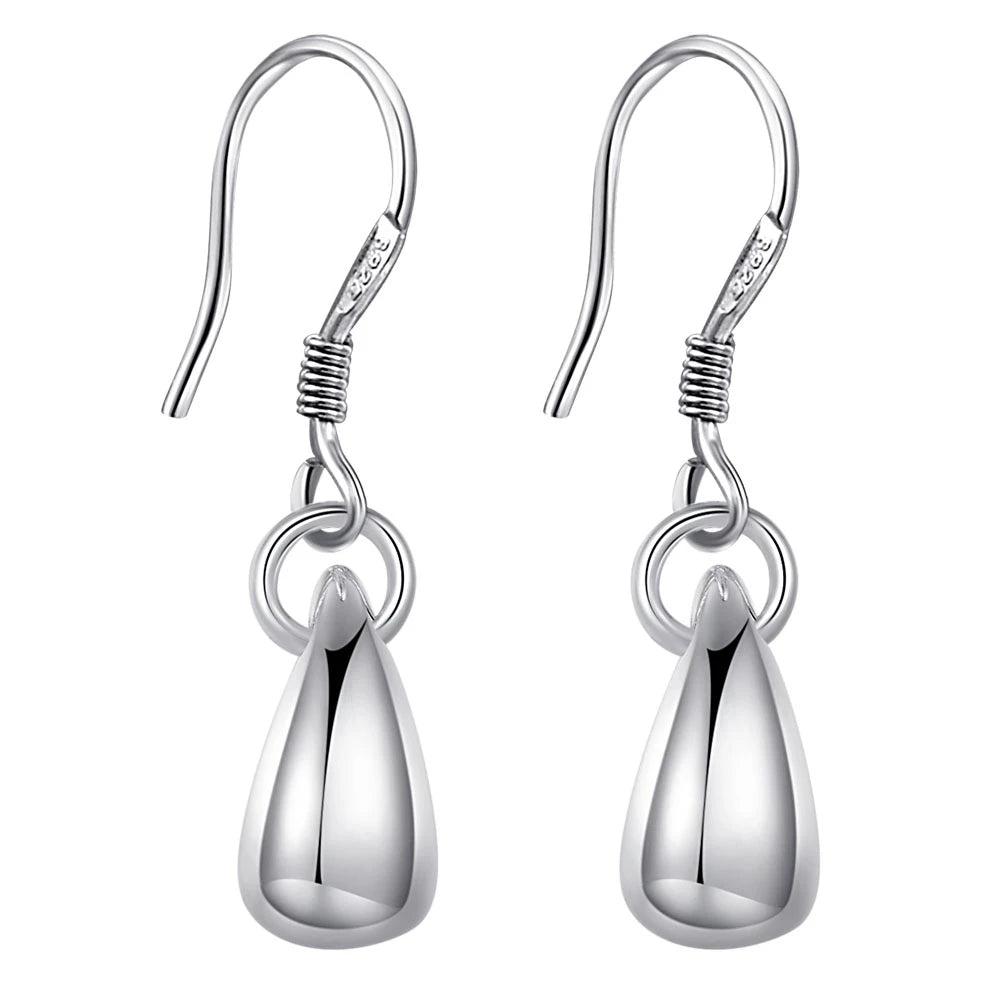 NEW 925 Sterling Silver Earrings Hot Hearts For Women Exquisite Student Girlfriend Jewelry Accessories Wedding Fashion Gift