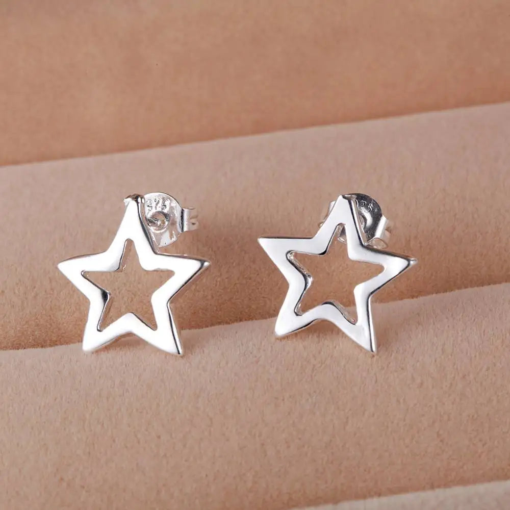NEW 925 Sterling Silver Earrings Hot Hearts For Women Exquisite Student Girlfriend Jewelry Accessories Wedding Fashion Gift