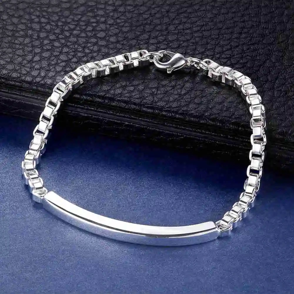 New 925 Sterling Silver Bracelet Bead High Quality Romance Chain For Women Fashion Engagement Party Wedding Jewelry Gift
