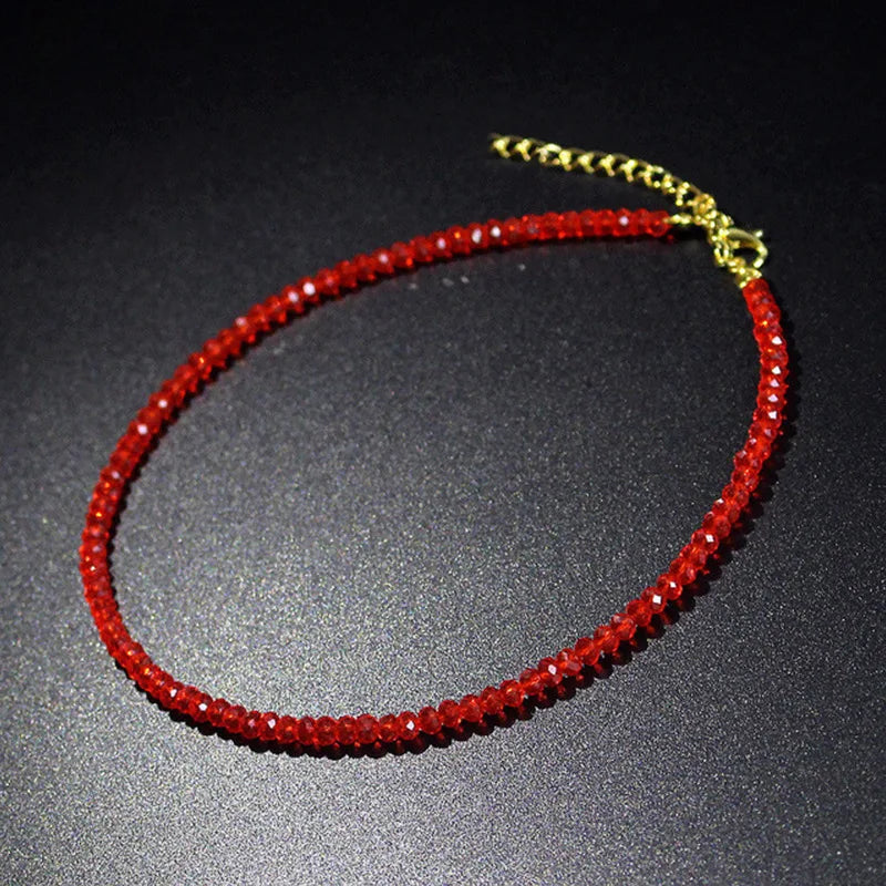 Fashion Simple Black Beads Chain Short Choker Necklace Female Jewelry Women Sweet Necklaces Bijoux Femme Ladies Party Gift