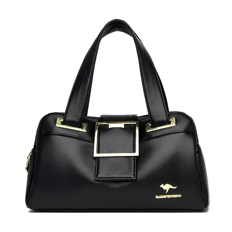 Luxury Handbags Women Bags Designer 3 Layers Soft Leather Shoulder Crossbody Sac Ladies Large Capacity Shopping Messenger Tote