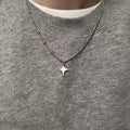 Exquisite Stainless Steel Juice Box Pendant Necklace Personality Hip Hop Necklace Hoodie Accessories Fashion Jewelry For Couples