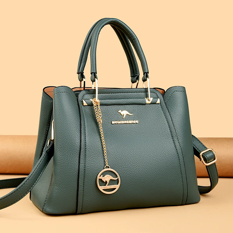 Luxury Handbags Women Bags Designer 3 Layers Soft Leather Shoulder Crossbody Sac Ladies Large Capacity Shopping Messenger Tote