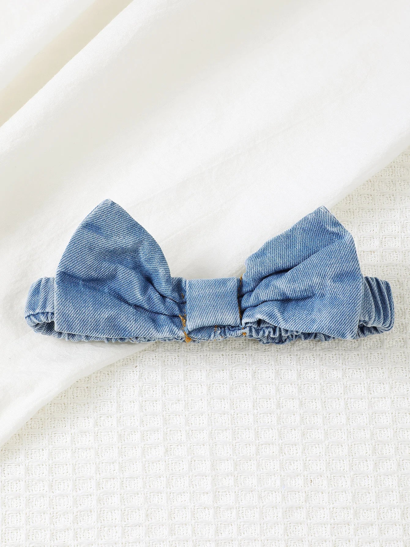 Winter  Newborn  Infant  0-18 Months  Baby  Girl  Dress  Long  Sleeve  Denim  Romper  Princess  Party  Dresses  With  Hair  Hoop