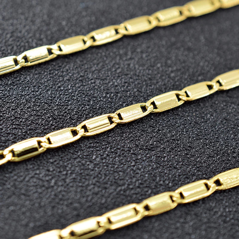 Link Chain Necklace Bohemia Jewelry for Women High-Quality Copper Ideal Gift for Engagement  Weddings