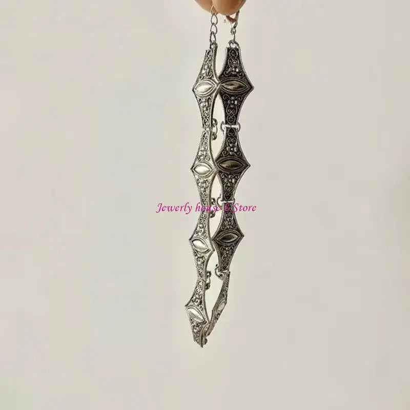 Women Geometric Punk Gothic Retro Collar Necklace Handmade Bohemian Neck Chain