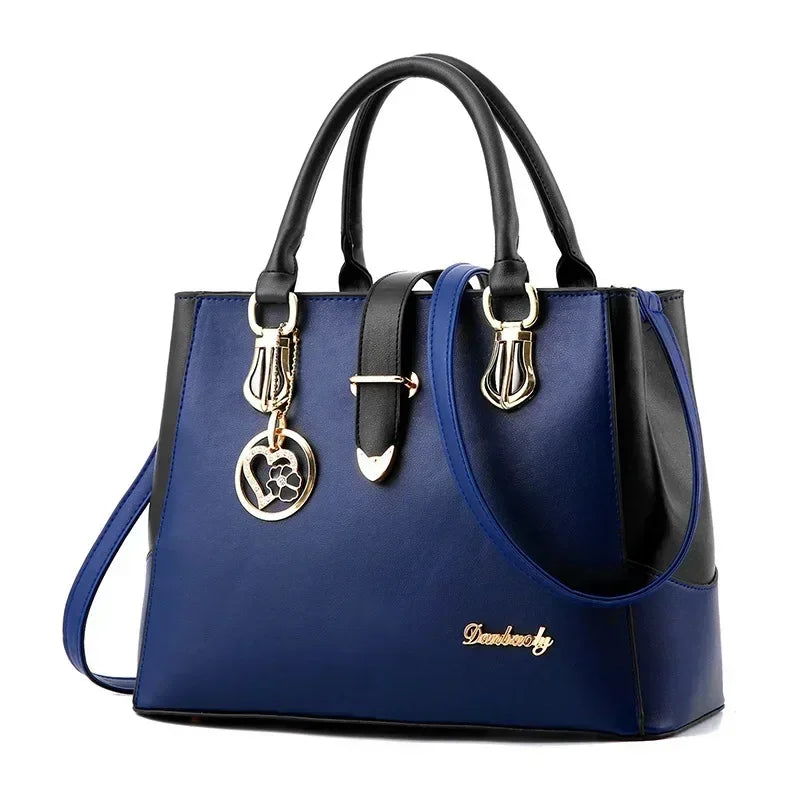 JBTP Sweet Handbags for Women New Fashion Designer PU Leather Shoulder Bags Female Top-Handle Tote Crossbody Messenger Bag