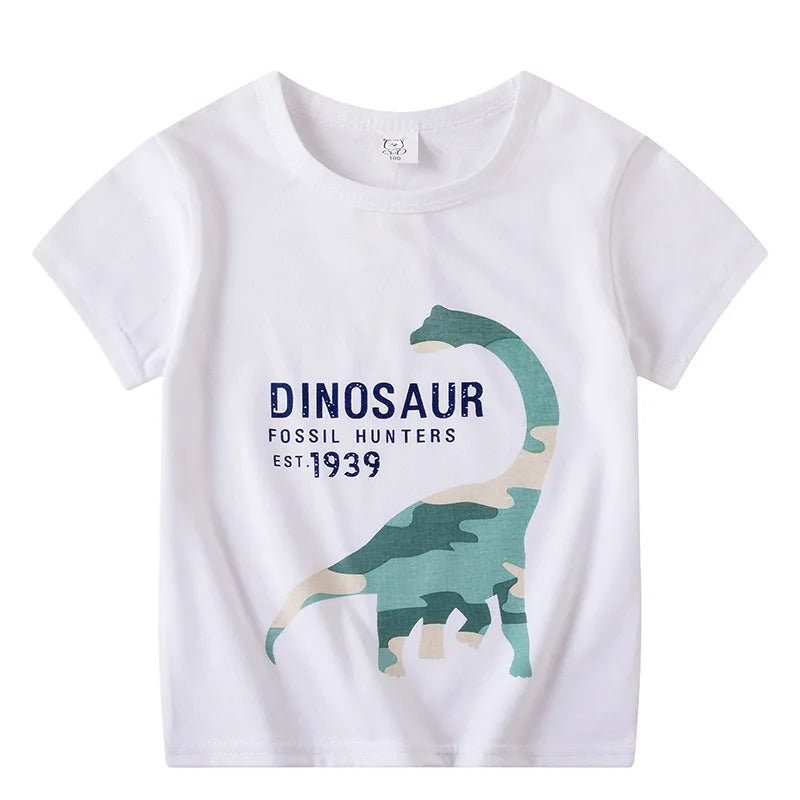 Children's Clothing Boys Girls T-Shirt Kids Clothes Cartoon Summer Tops Long Sleeve Baby Clothing Spring Cotton Ropa De Niña