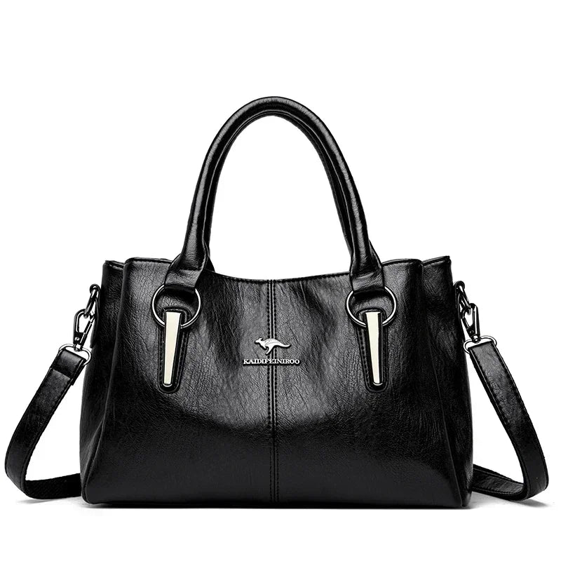 Luxury Handbags Women Bags Designer 3 Layers Soft Leather Shoulder Crossbody Sac Ladies Large Capacity Shopping Messenger Tote