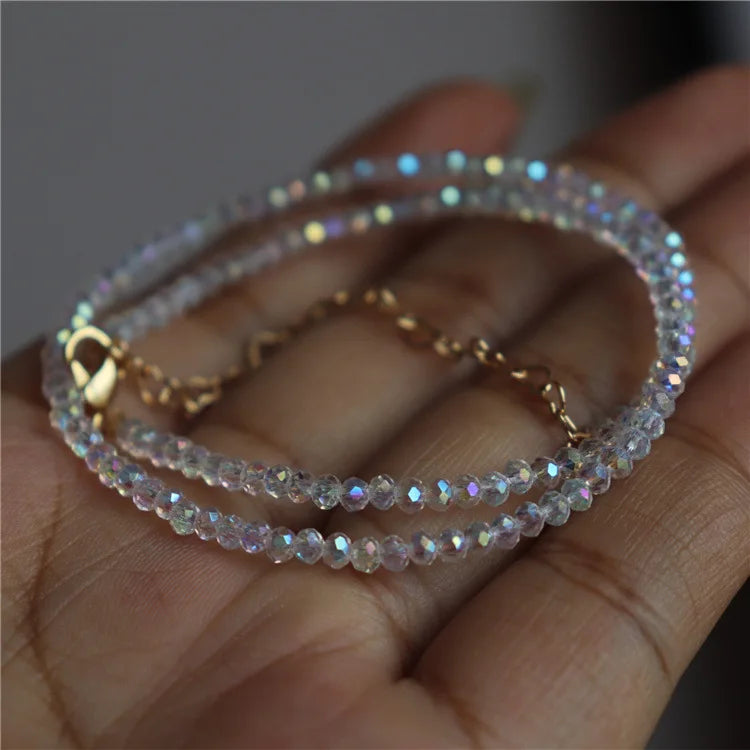 Fashion Simple Black Beads Chain Short Choker Necklace Female Jewelry Women Sweet Necklaces Bijoux Femme Ladies Party Gift