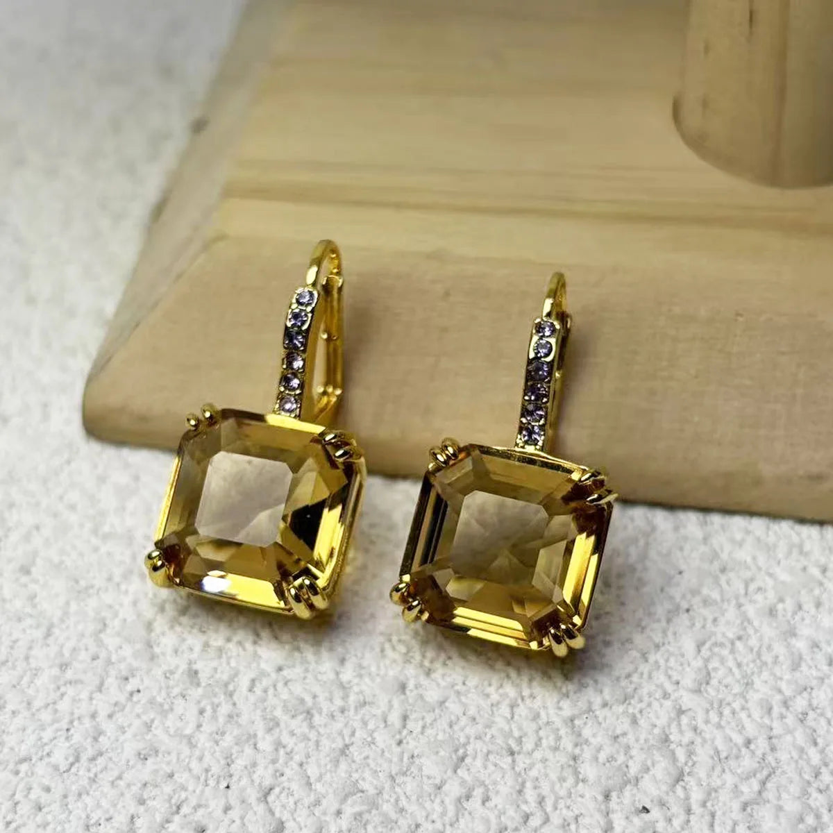 Original Charms Fine Jewelry Set Women Several Purple Zircon Crystal Necklace Bracelet Earrings Stainless Steel Romantic Gift
