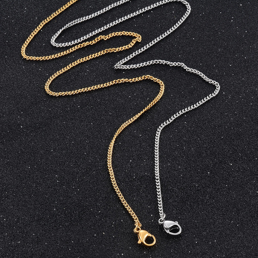 Women's Stainless Steel Chain High Quality Gold Color Necklace Hot Selling Jewelry
