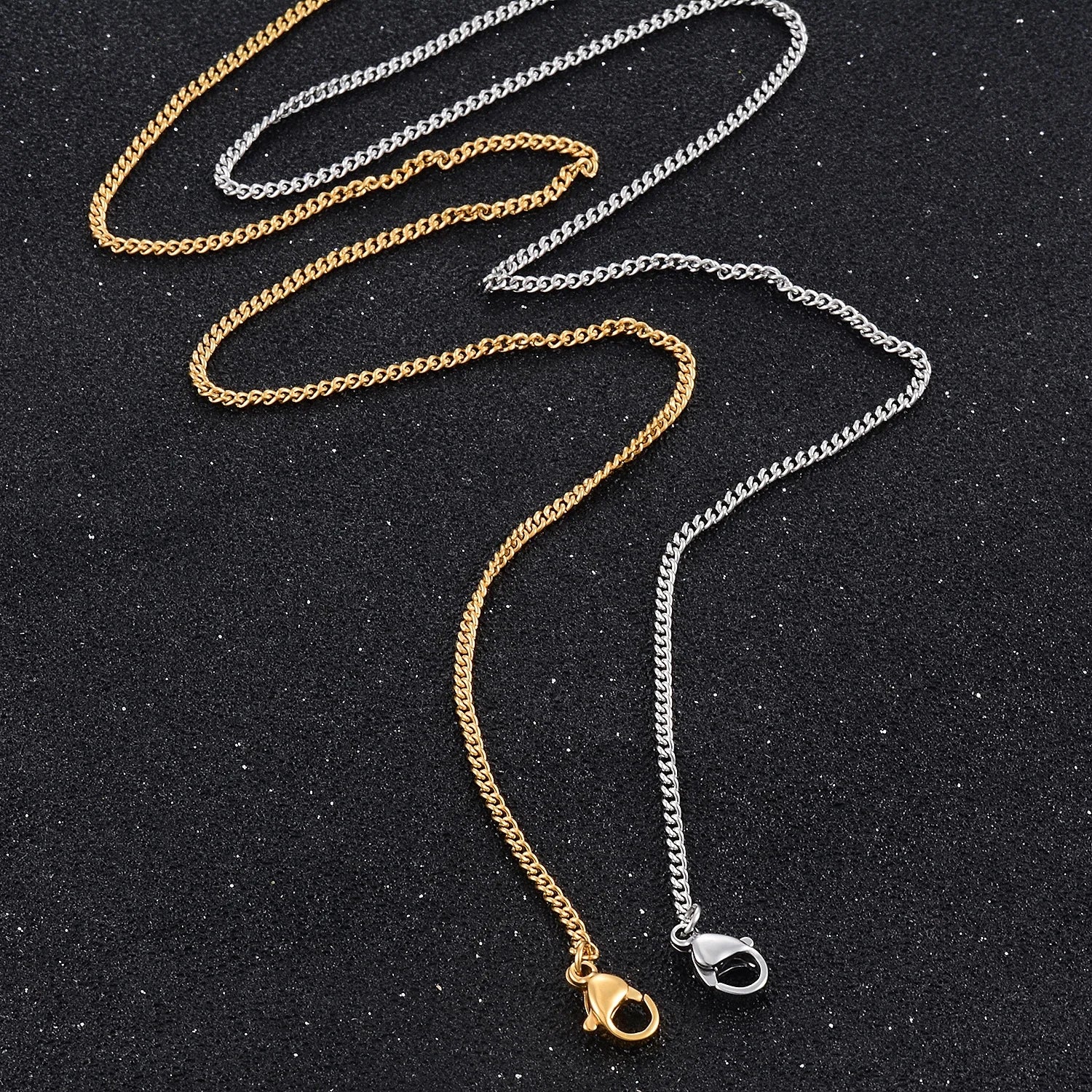 Women's Stainless Steel Chain High Quality Gold Color Necklace Hot Selling Jewelry