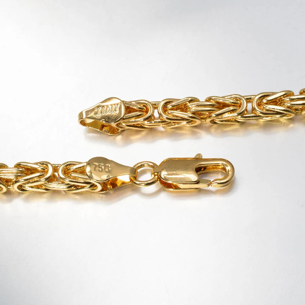 24in/28in Snake Chain 18K Gold Color Plated Necklace African Bridal Wedding Accessories Trend Fashion Birthday Gift for Wife