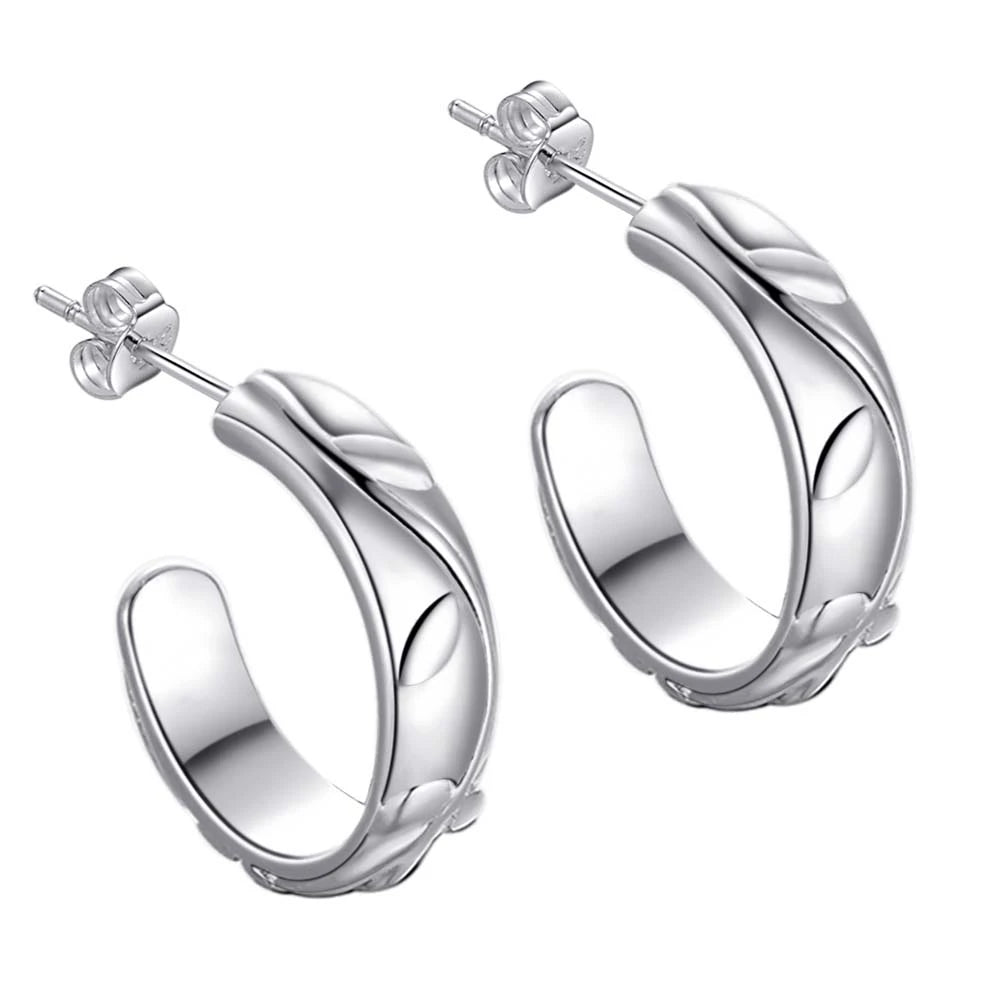 NEW 925 Sterling Silver Earrings Hot Hearts For Women Exquisite Student Girlfriend Jewelry Accessories Wedding Fashion Gift