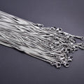 Wholesale 45/50/60/70cm Snake Chain Necklace Stainless Steel Necklaces For Women Men Accessories Vintage Jewelry Collares Hombre