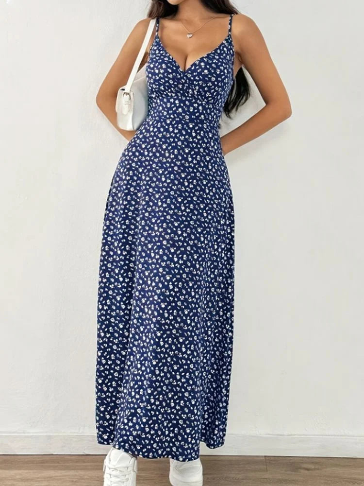 Halter Dress Set Long Dresses For Women Backless Slim Vestidos Elegant Ladies Skirt Summer Beach Skirts Sexy Party Dress