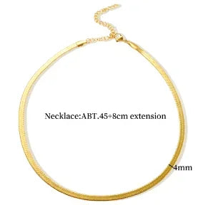 Stainless Steel Creative Chain Necklace