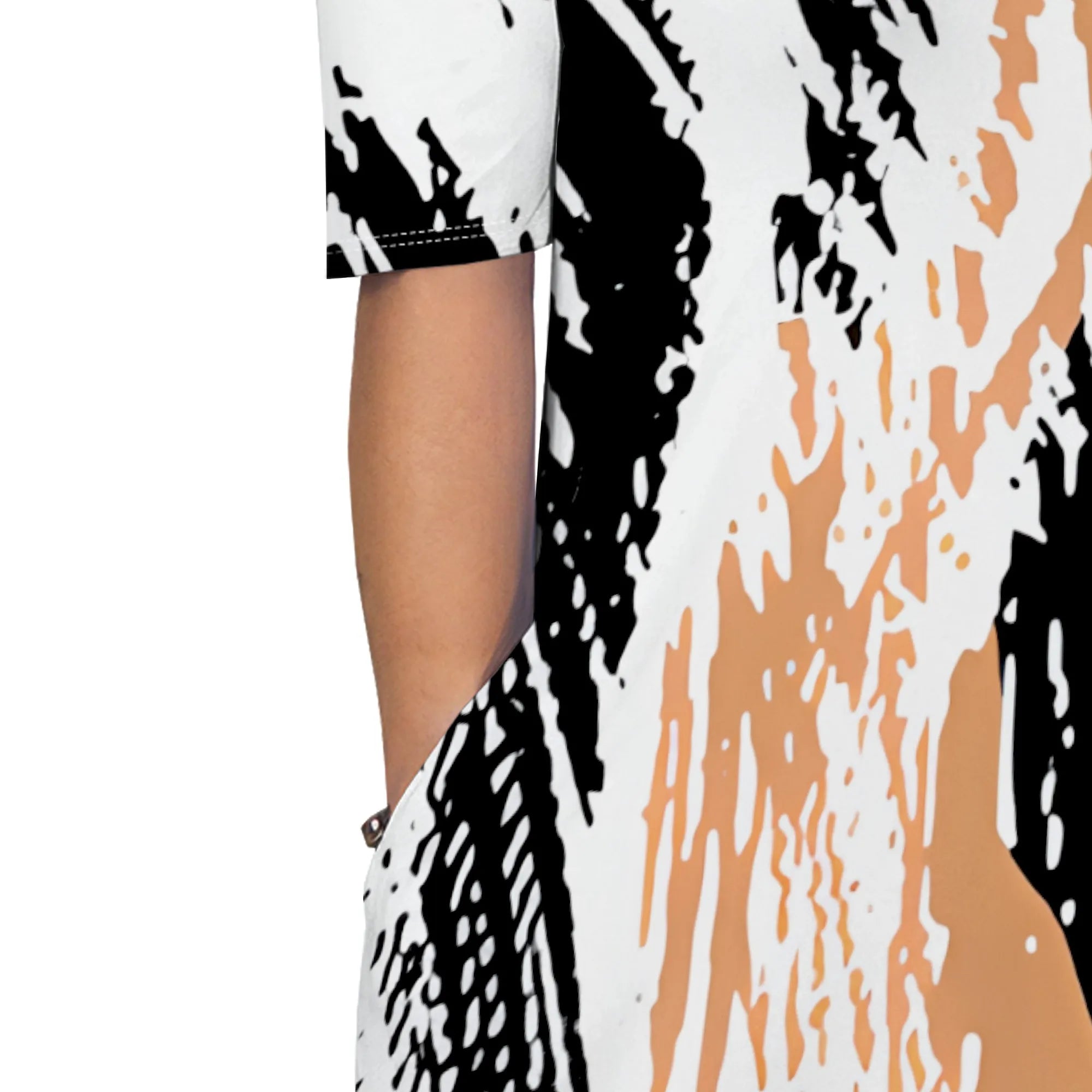 Women's Fashion  Printed Short Sleeve Long Dress Sexy Off Shoulder Backless Bodycon Split Cocktail Party Dress ﻿