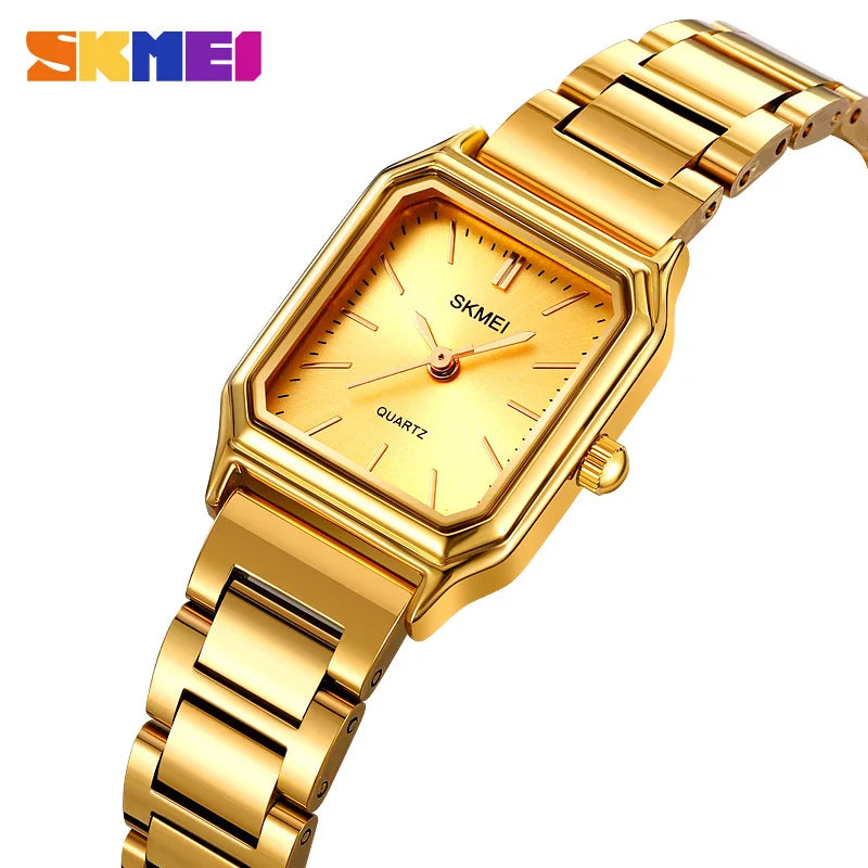 SKMEI Female Fashion Small Dial Watches For Women Elegance Business Quartz Wristwatches Ladies Waterproof Watch Relogio Feminino