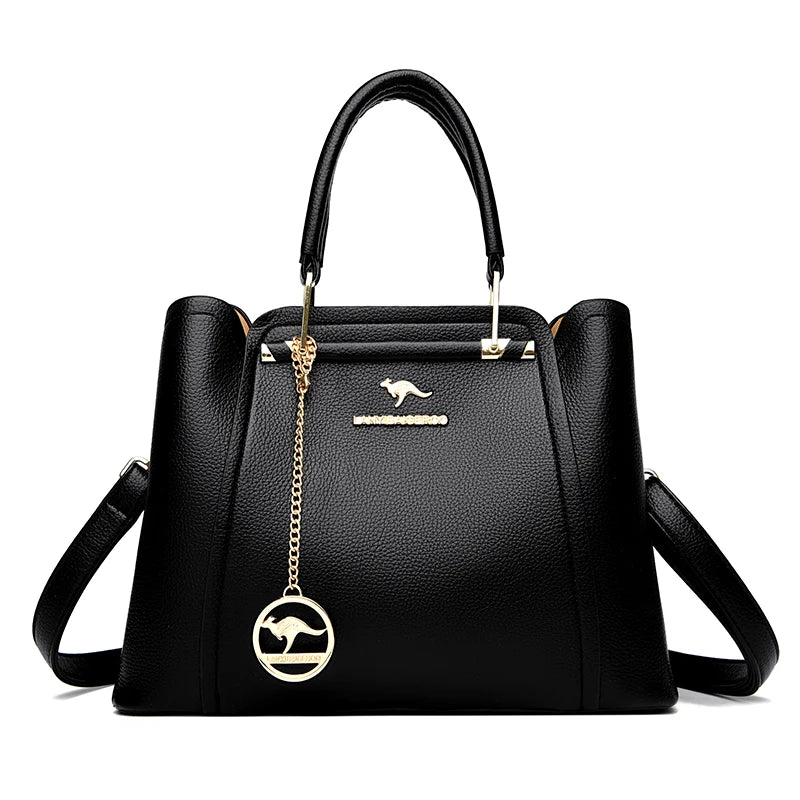 Luxury Handbags Women Bags Designer 3 Layers Soft Leather Shoulder Crossbody Sac Ladies Large Capacity Shopping Messenger Tote