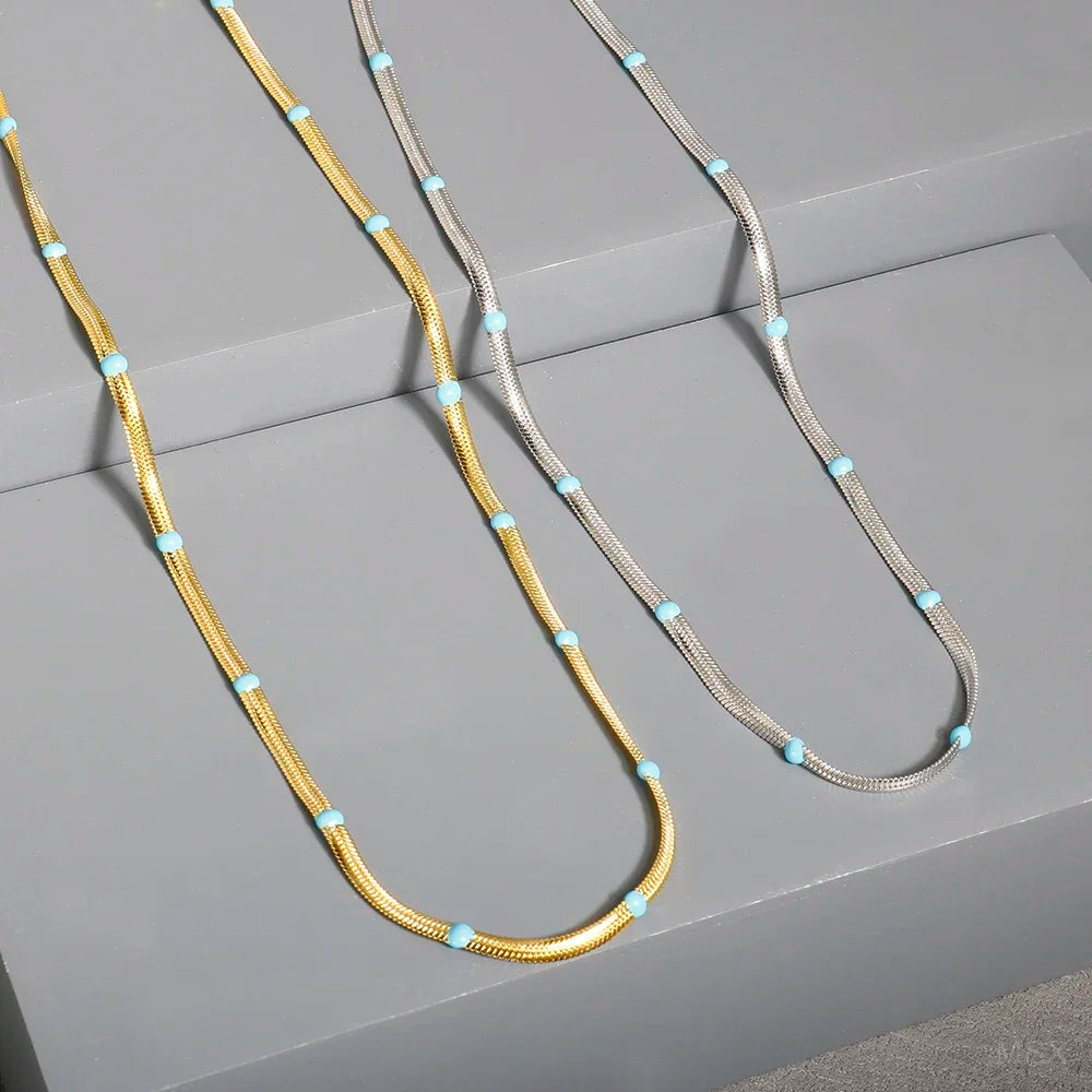 Stainless Steel Creative Chain Necklace