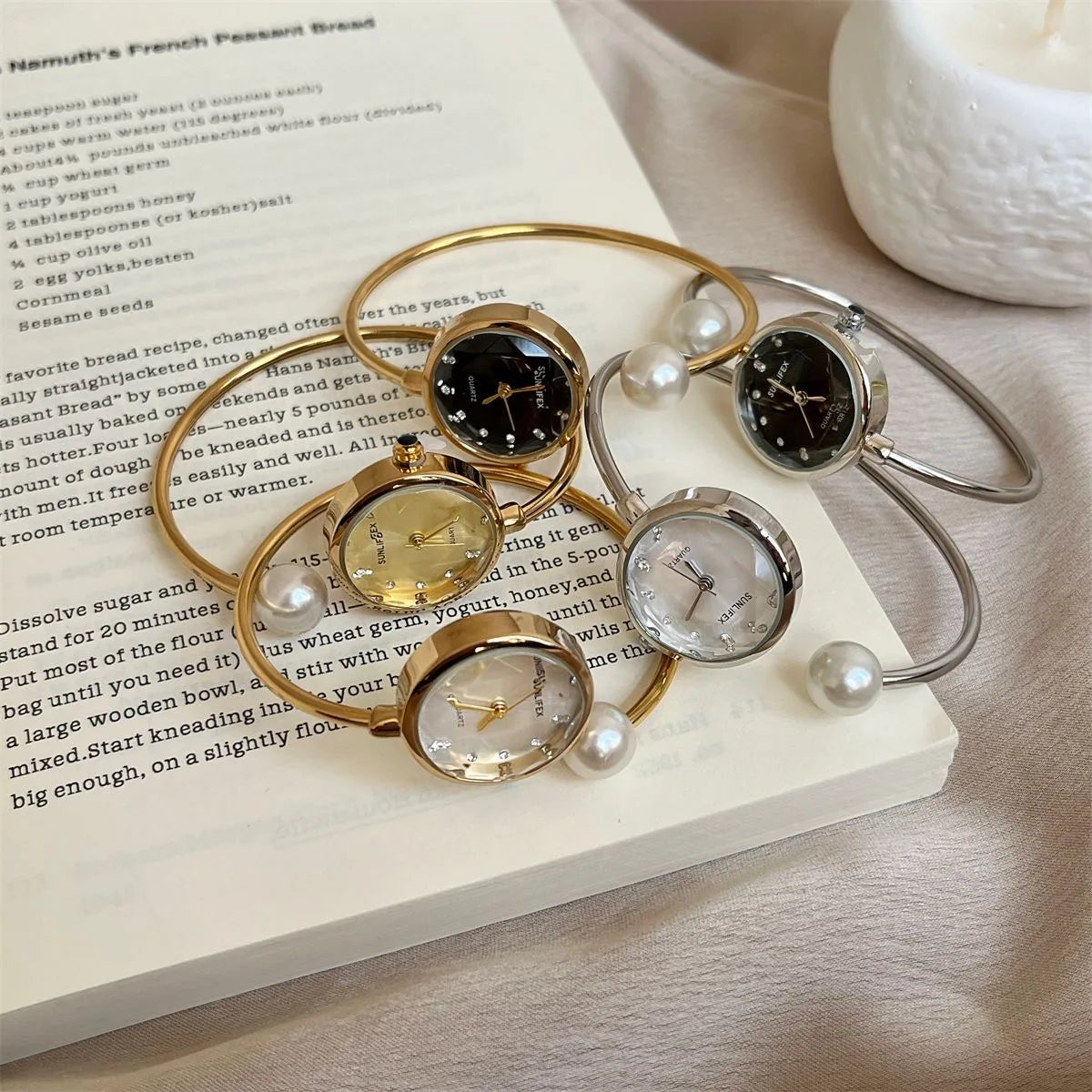 Fashion Ladies Wristwatch High-Quality Luxury Women's Quartz Watch Gold Stainless Steel Bracelet Female Clock