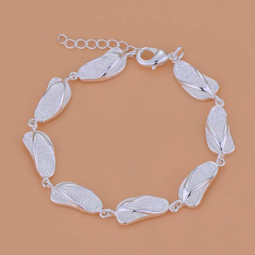 New 925 Sterling Silver Bracelet Bead High Quality Romance Chain For Women Fashion Engagement Party Wedding Jewelry Gift