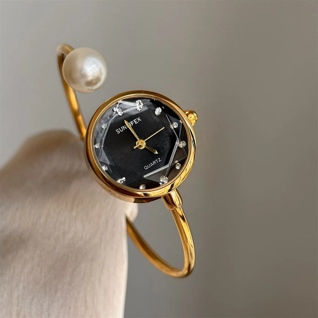 Fashion Ladies Wristwatch High-Quality Luxury Women's Quartz Watch Gold Stainless Steel Bracelet Female Clock