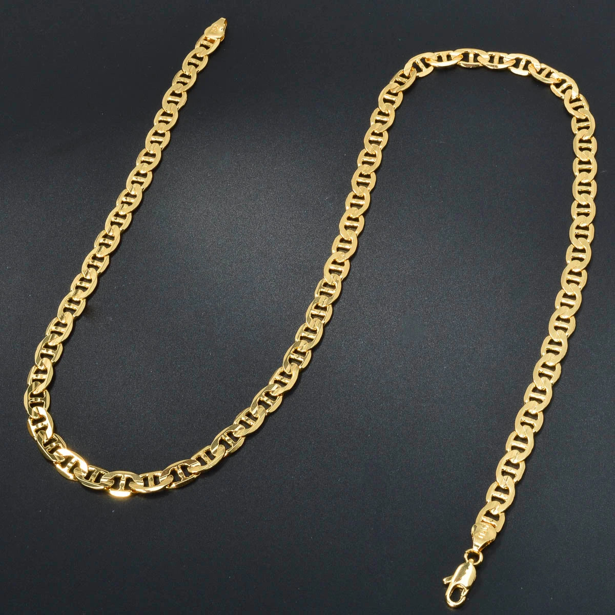 Chain Pig Nose Smooth Necklace for Men Women Hollow Out Long Copper Choker Clavicle Link Banquet Girl Summer Jewelry Accessory