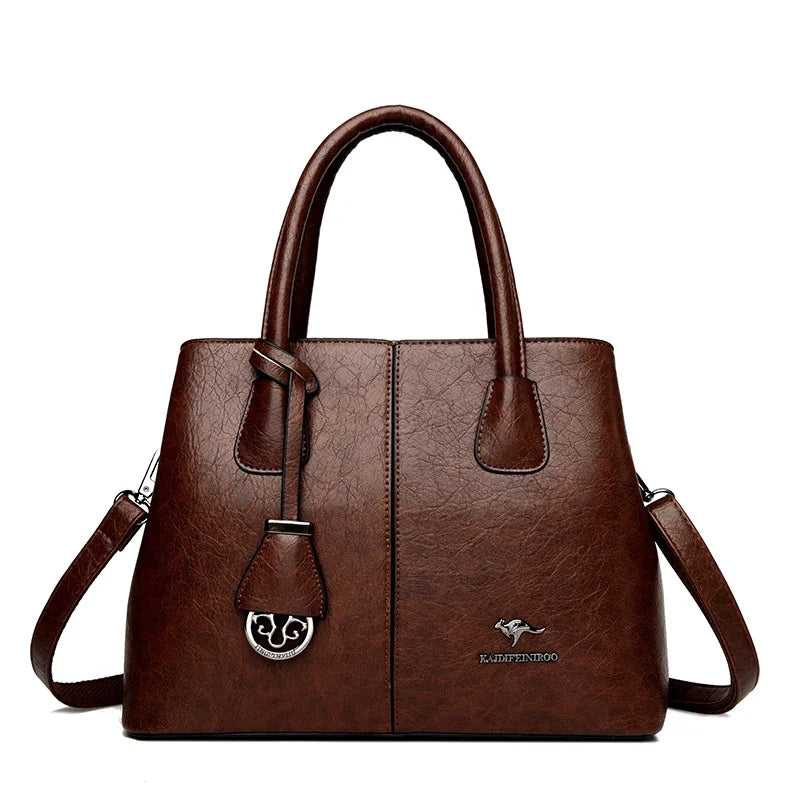 Women's PU Leather Handbags Ladies Large Tote Bag Female Square Shoulder Bags Bolsas Femininas Sac Fashion Crossbody Bags Purse