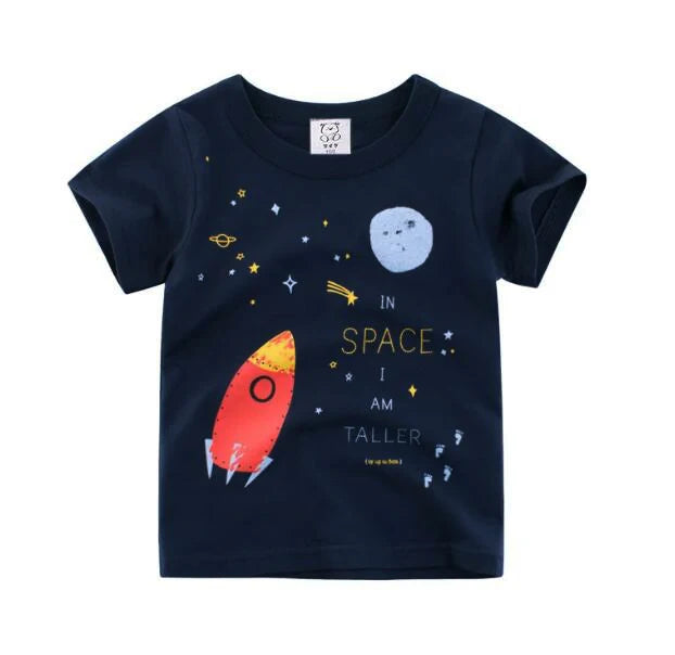 Children's Clothing Boys Girls T-Shirt Kids Clothes Cartoon Summer Tops Long Sleeve Baby Clothing Spring Cotton Ropa De Niña
